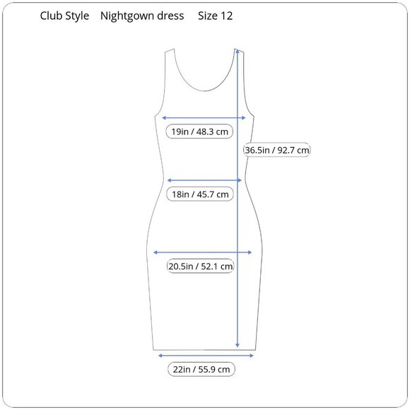 Club Style Yellow Lime Green Nightgown Dress - Size 12, Stretchy and Comfortable - Picture 2 of 15